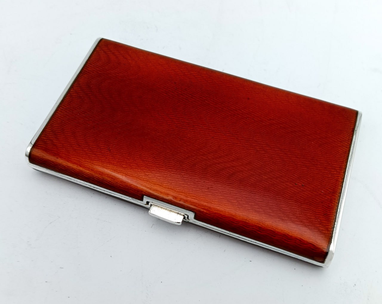 Pocket cigarette case red rubin fired enamel sterling silver Salimbeni 10 Pocket cigarette case red rubin fired enamel sterling silver Salimbeni - Image 8